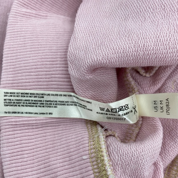 Free People NWT Cozy All Day Harem Leggings Joggers Drawstring Pink Medium New - Picture 9 of 10